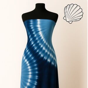 Two in one . Tie  Die  sleeveless summer/beach dress/skirt   Med